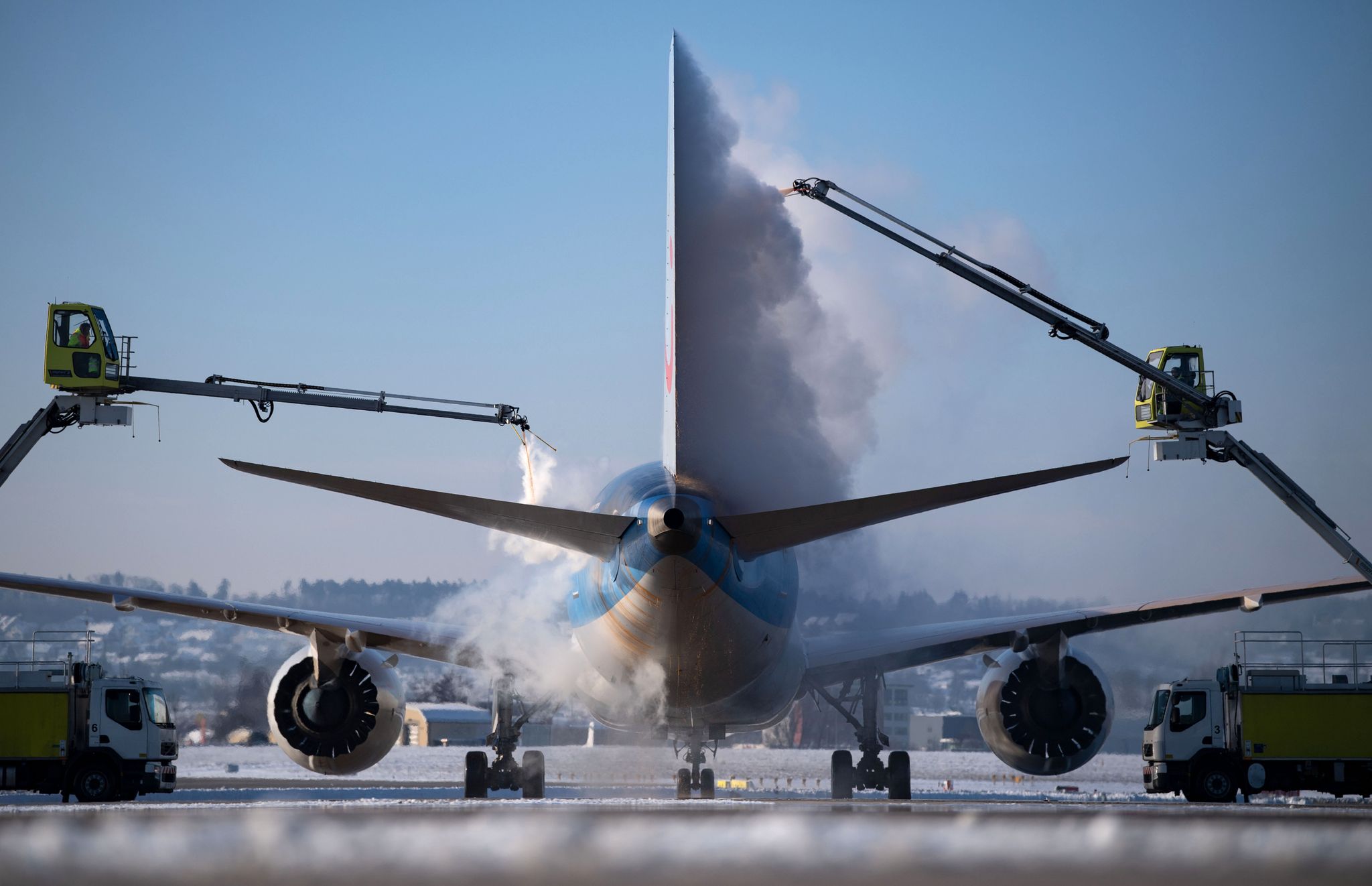 Winterflugplan zu zwei Dritteln wiederhergestellt