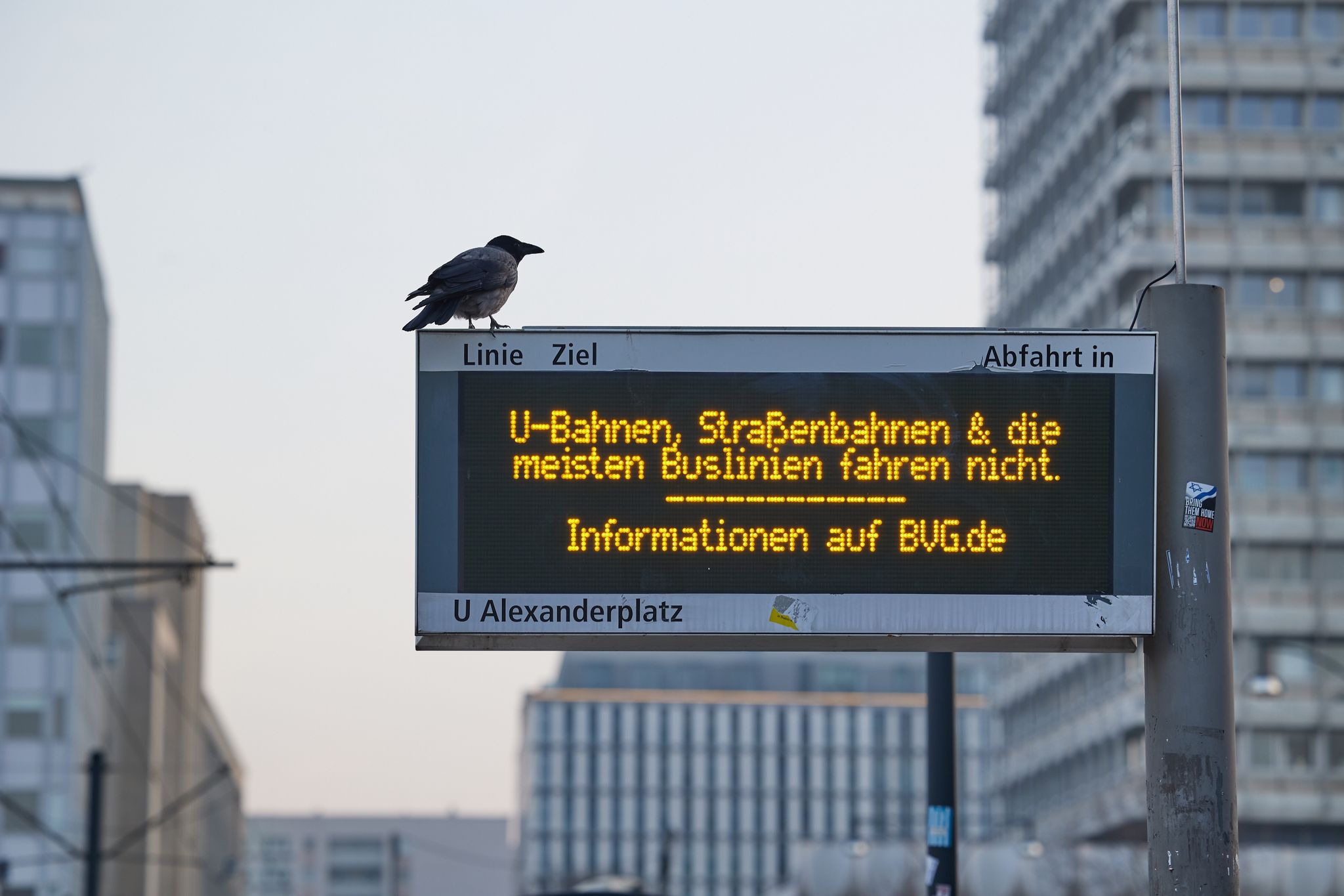 Warnstreiks im Nahverkehr haben begonnen