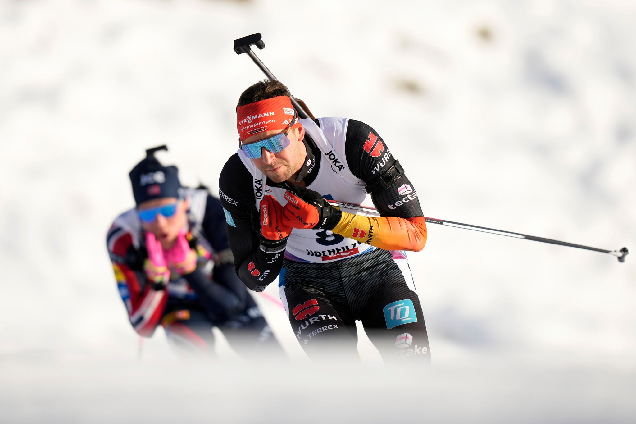 Biathlet Nawrath Verfolgungs-Achter in Hochfilzen