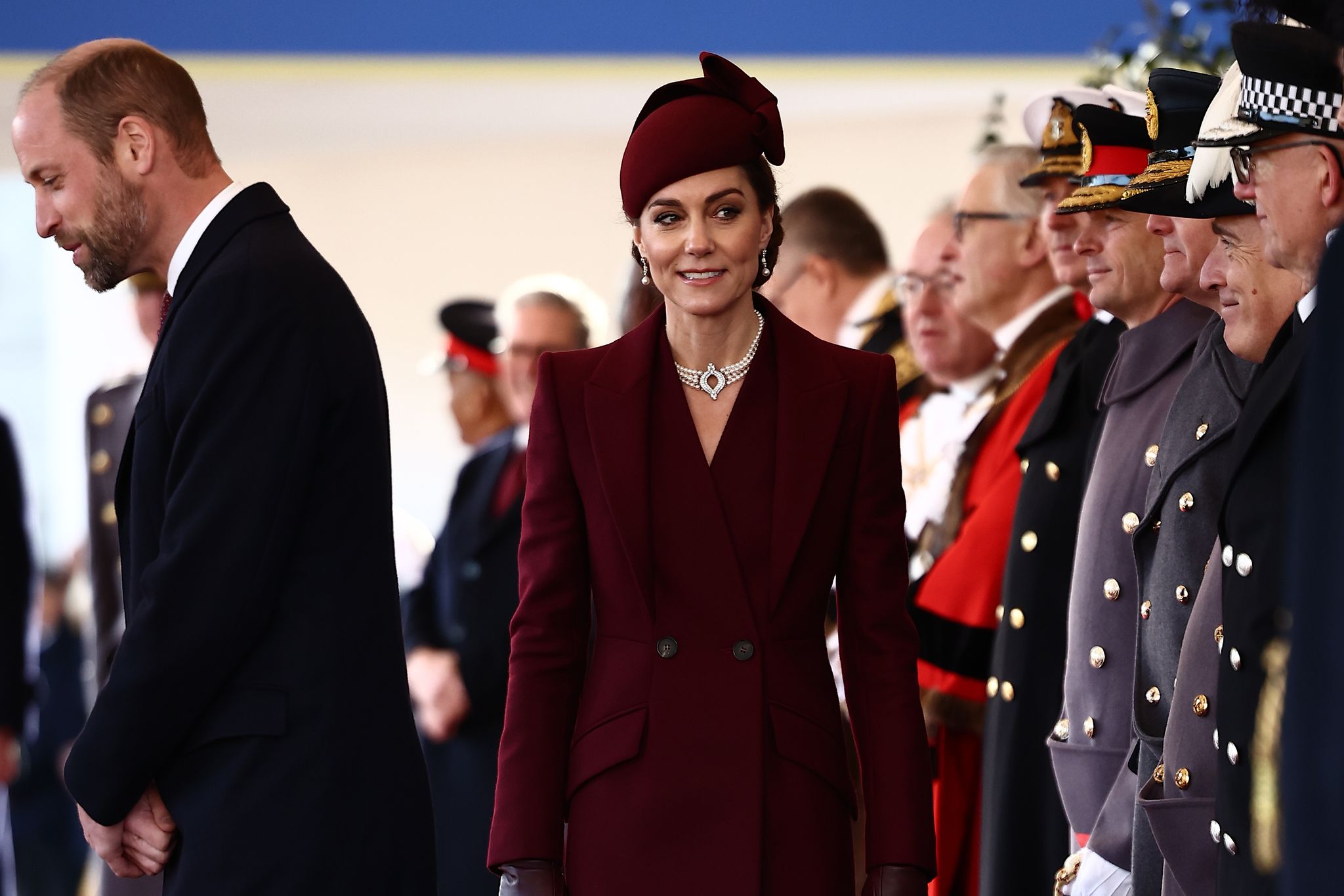 Kate und William begrüßen Emir von Katar zum Staatsbesuch