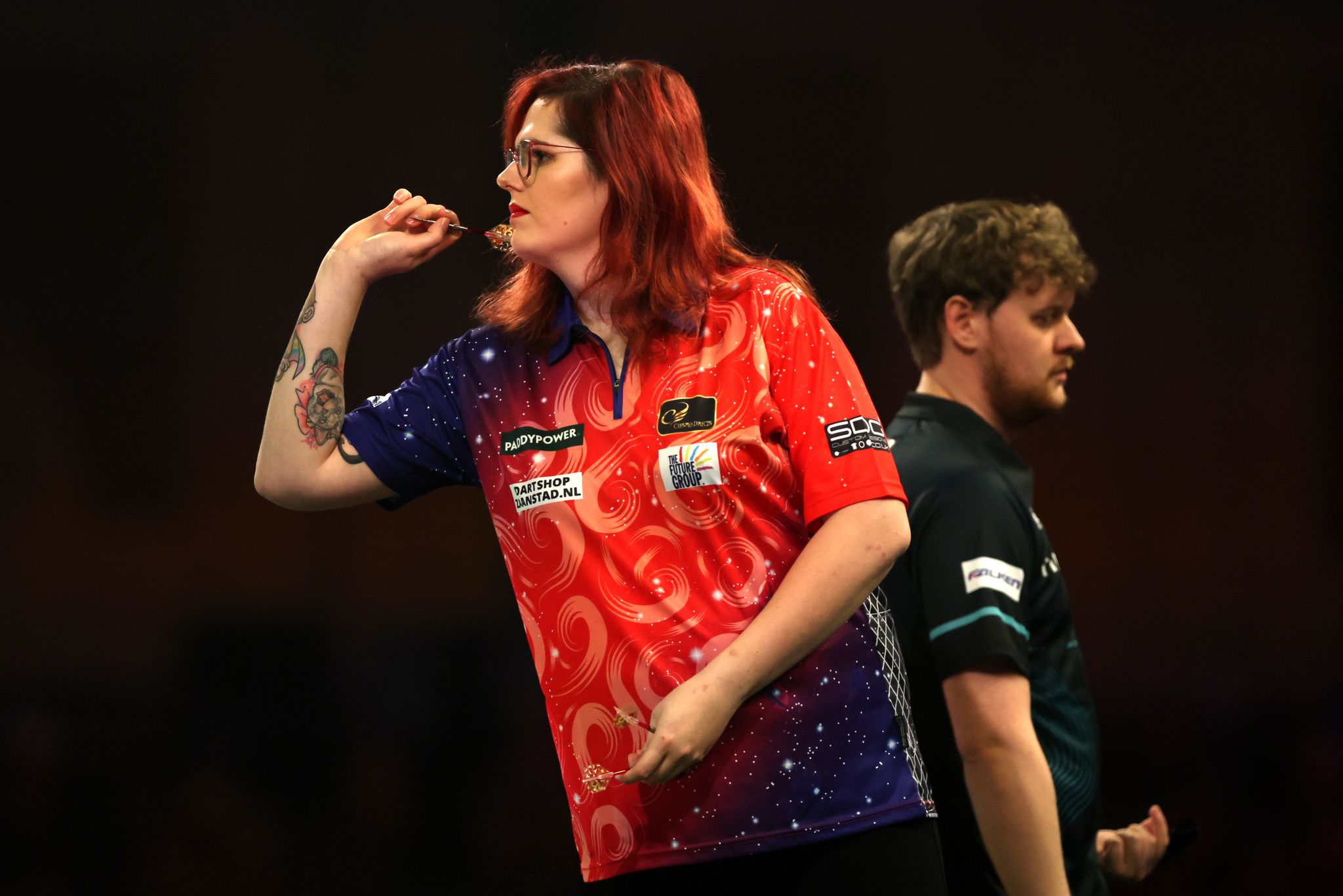 Darts-WM: Transfrau van Leuven verliert bei Debüt