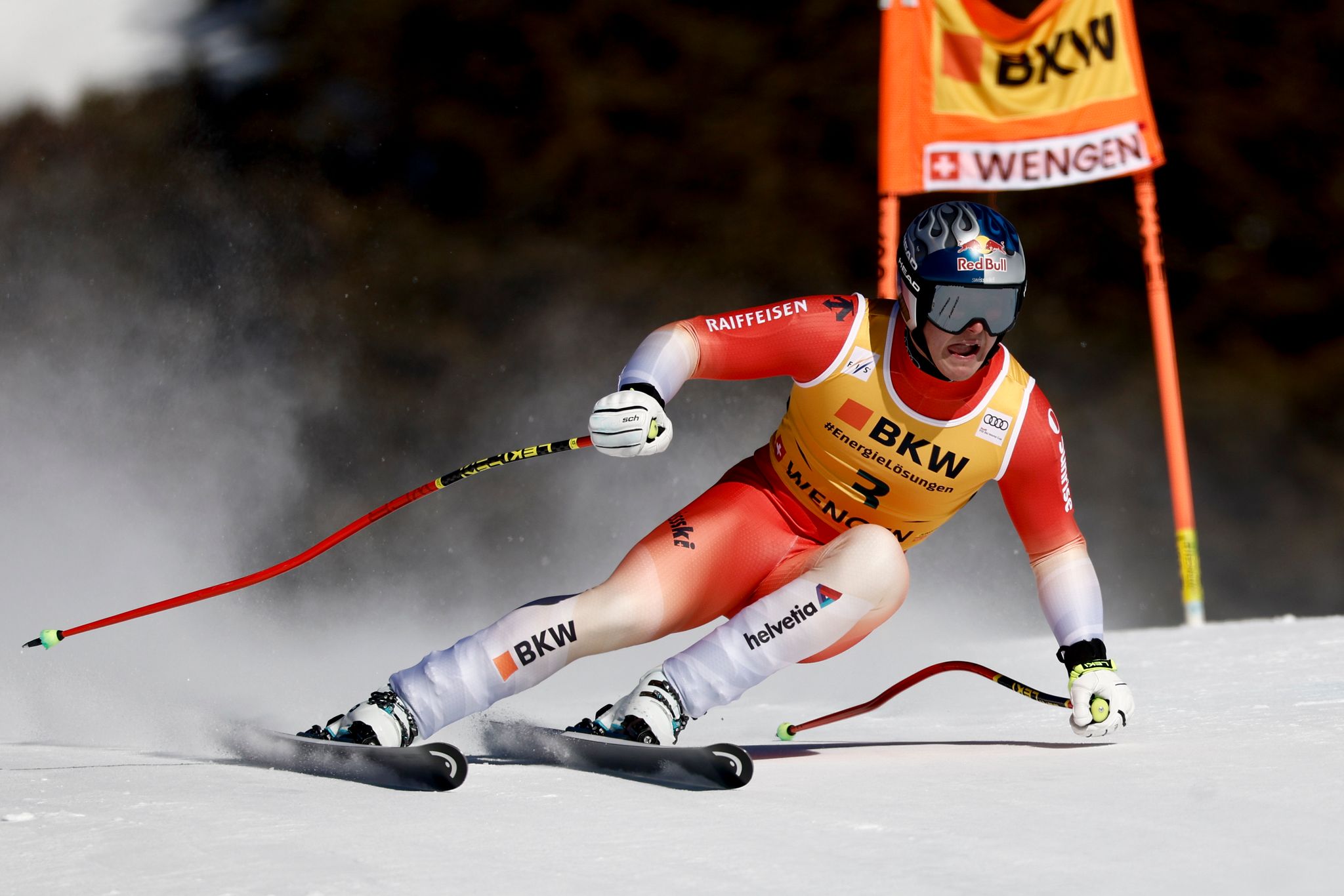 Topstars düpiert: Schweizer gewinnt Super-G in Wengen