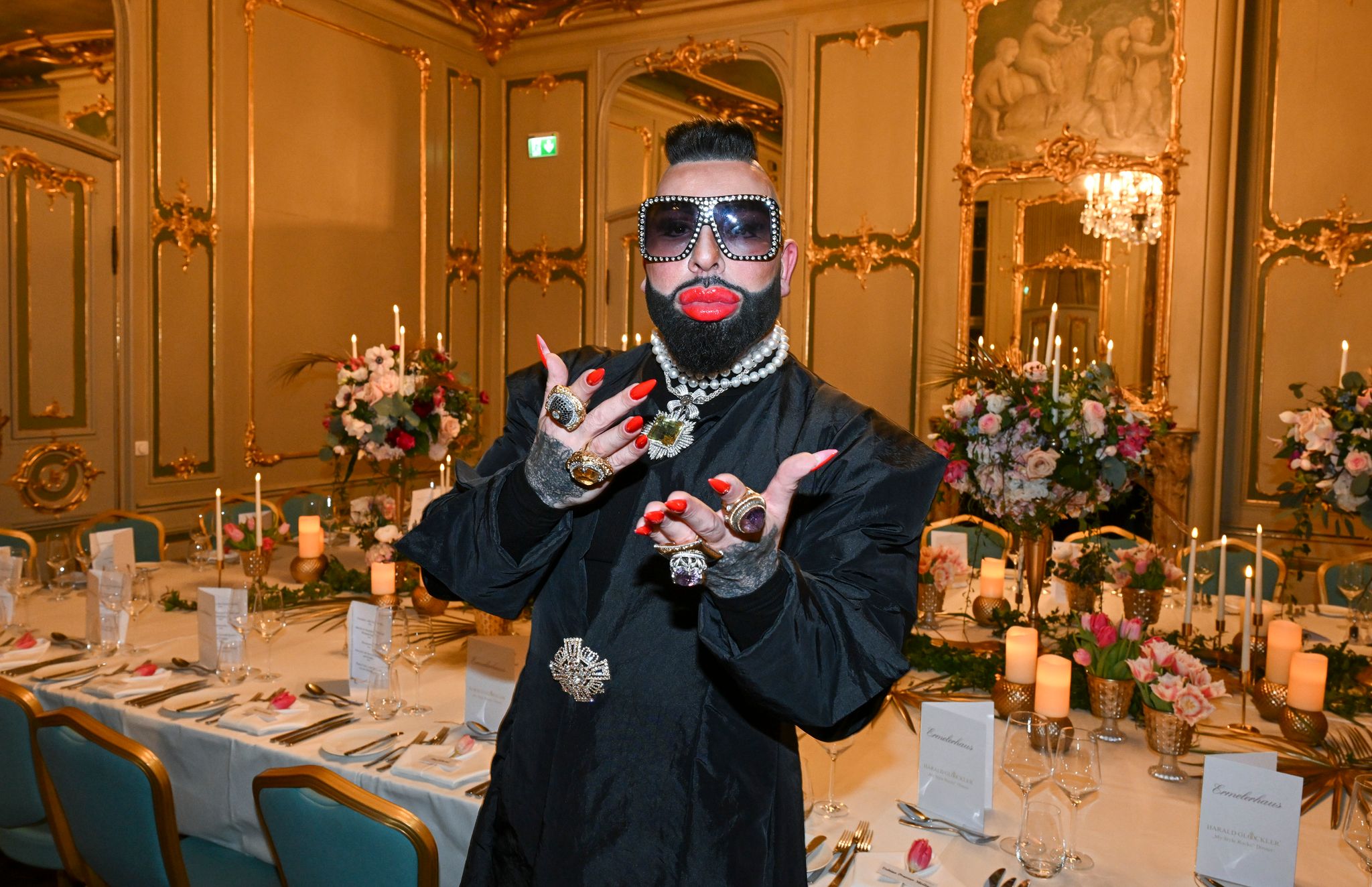 Harald Glööckler lädt zum Mode-Dinner vor der Fashion Week