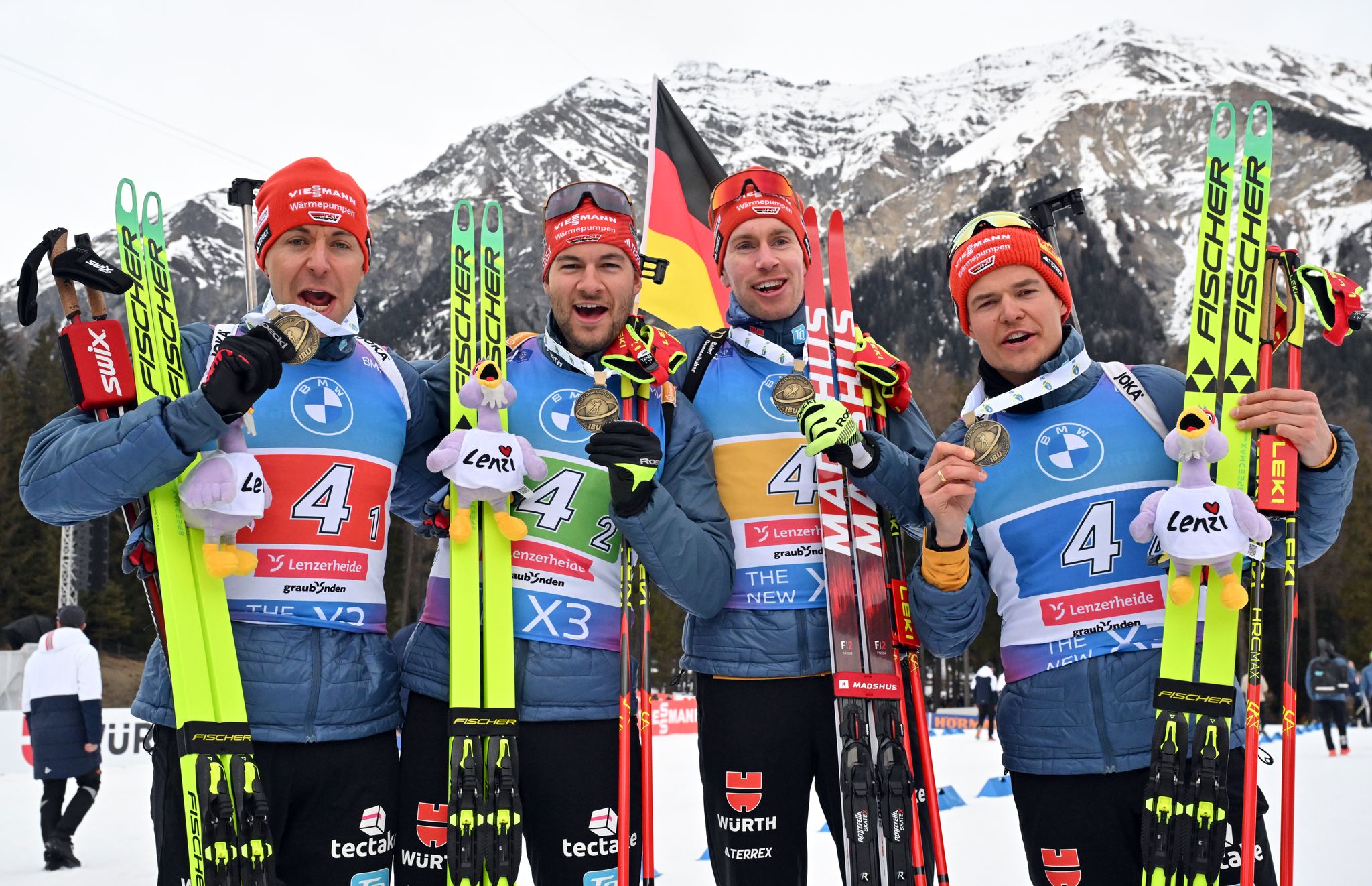 WM-Bronze beschert Biathlon-Trainer Filbrich Glatze