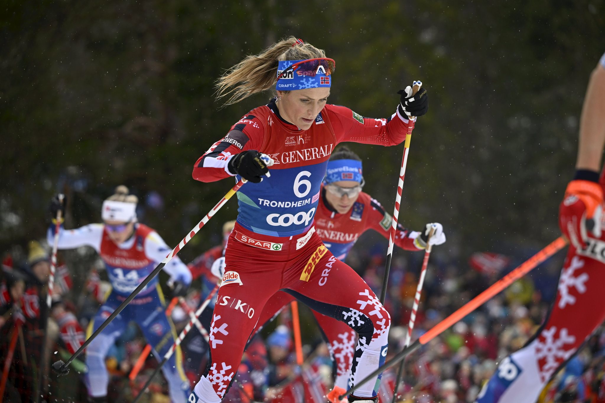 Schwerstarbeit für Langläuferinnen: WM-Gold an Karlsson