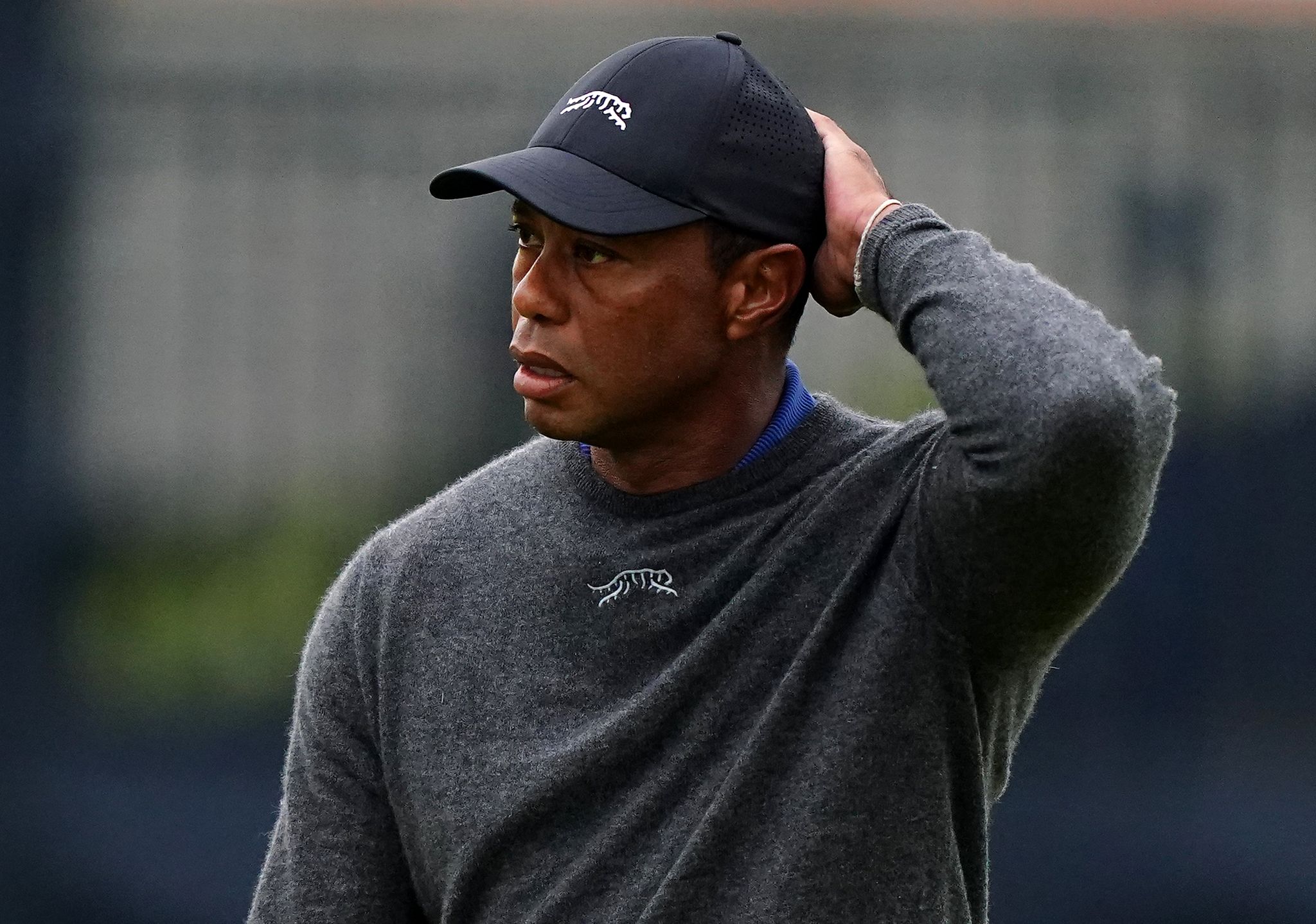 Tiger Woods mit Achillessehnenriss im linken Bein