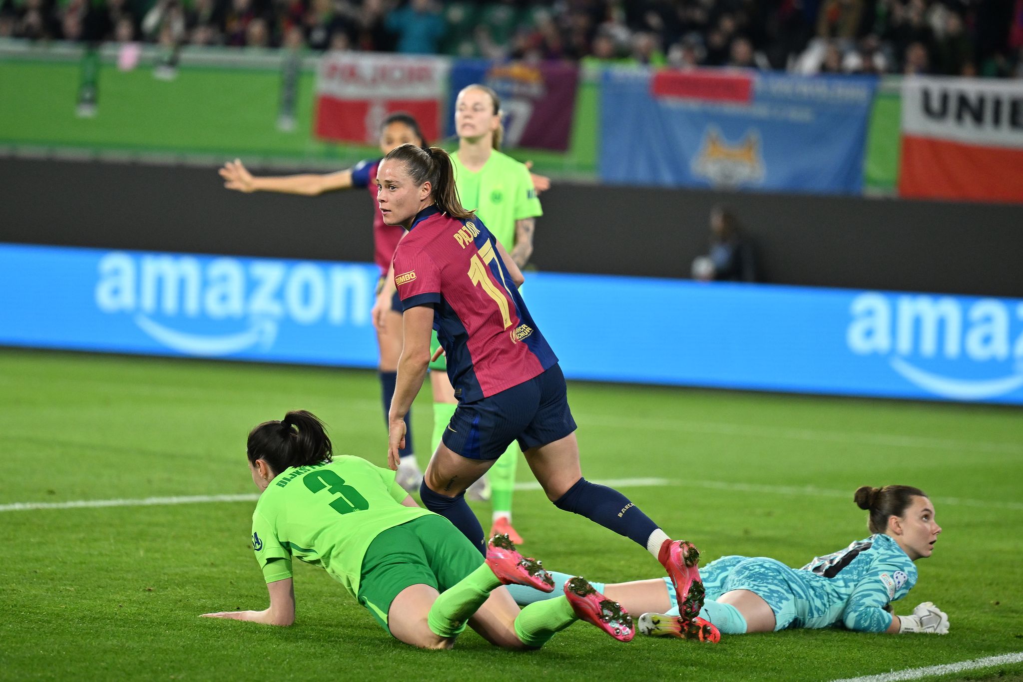 1:4 gegen Barcelona: Wolfsburg vor Champions-League-Aus