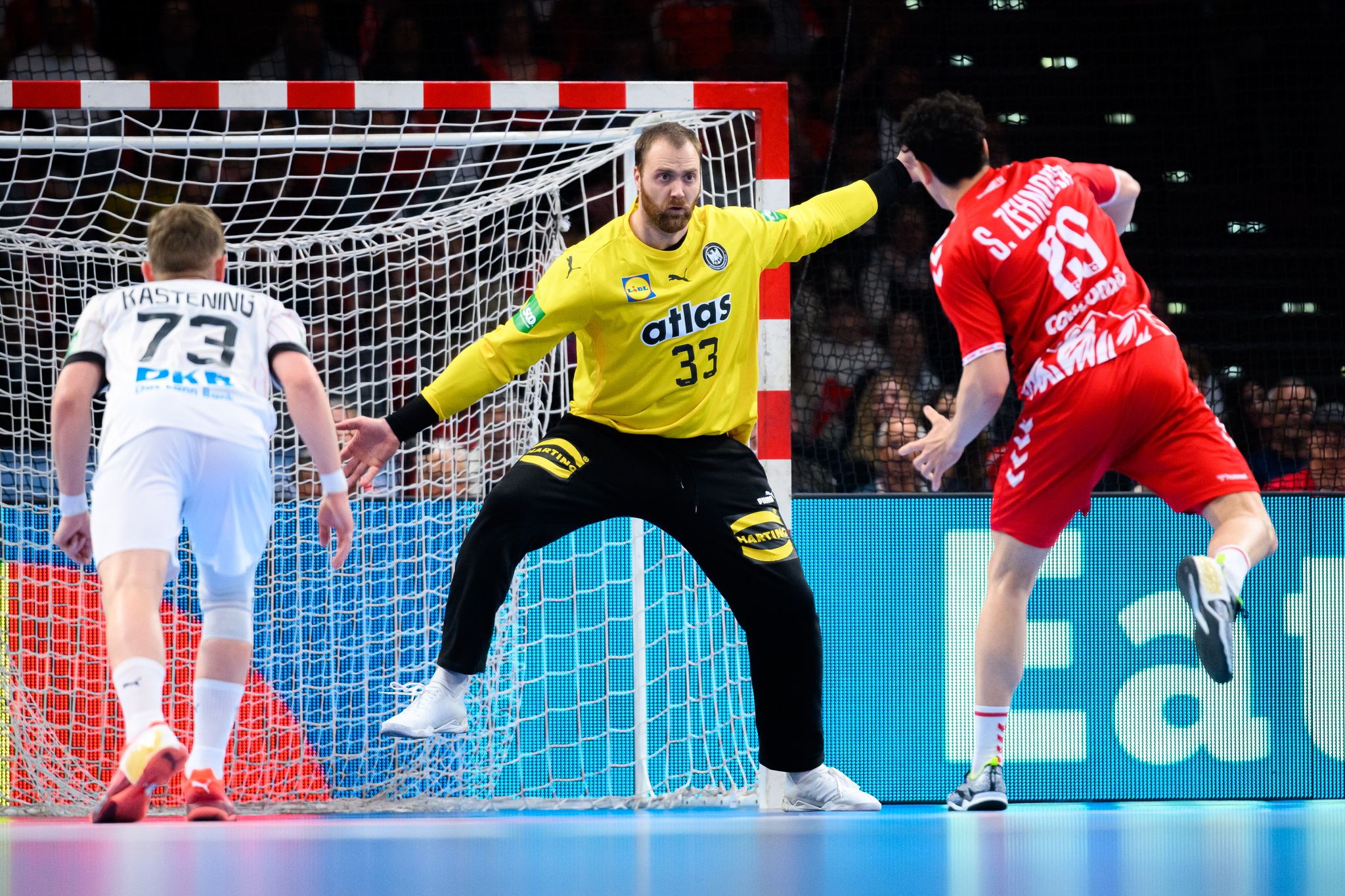 Handballer gegen die Türkei ohne Torwart Wolff