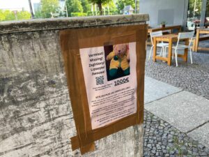 Teddy verzweifelt gesucht: 1.000 Euro für «Mini» ausgesetzt
