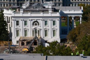 Ostflügel vom Weißen Haus für Trumps Ballsaal abgerissen
