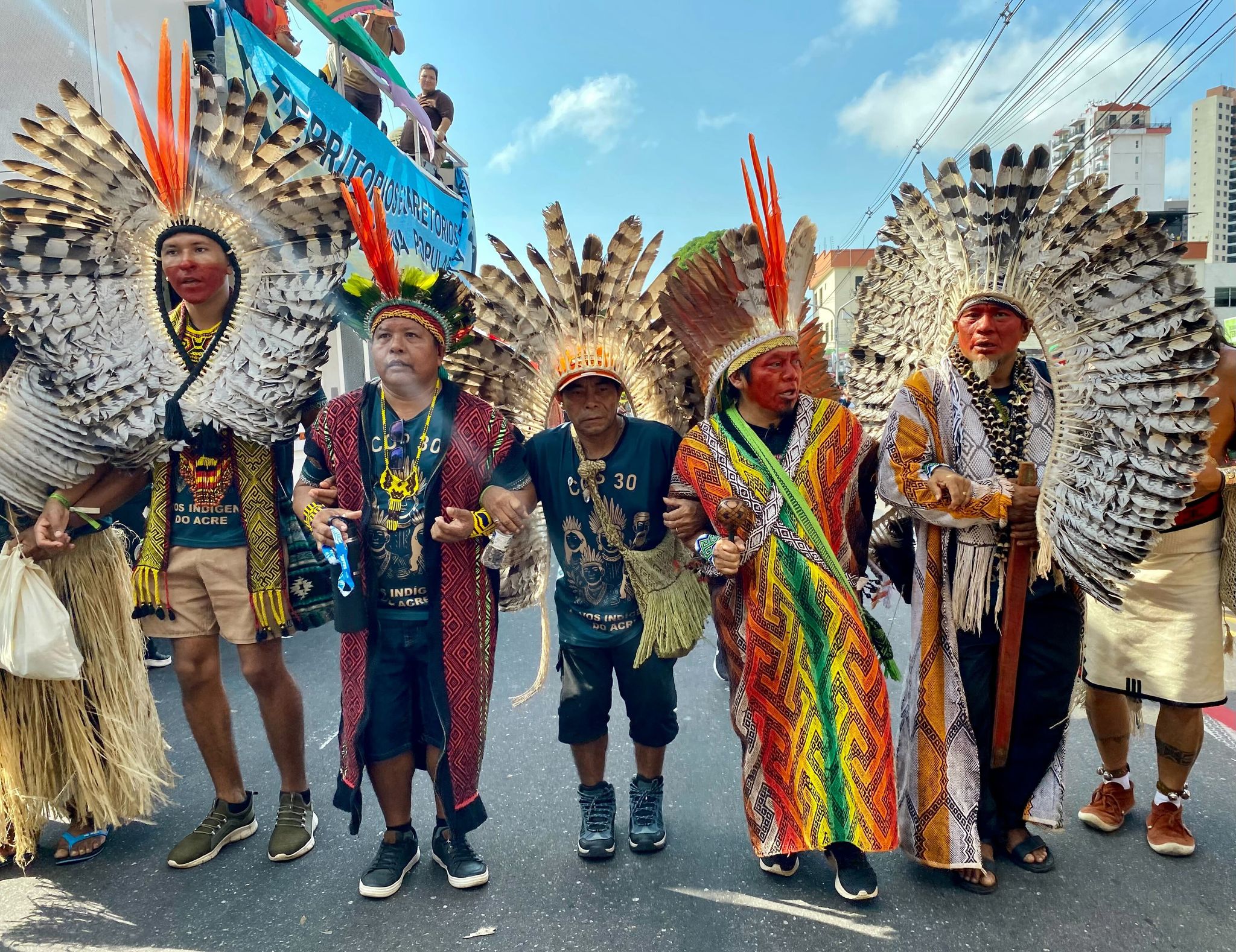 Großdemonstration beim Klimagipfel in Brasilien