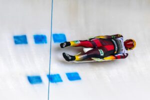 Rodeln: Langenhan rast «im Überlebensmodus» auf Platz zwei