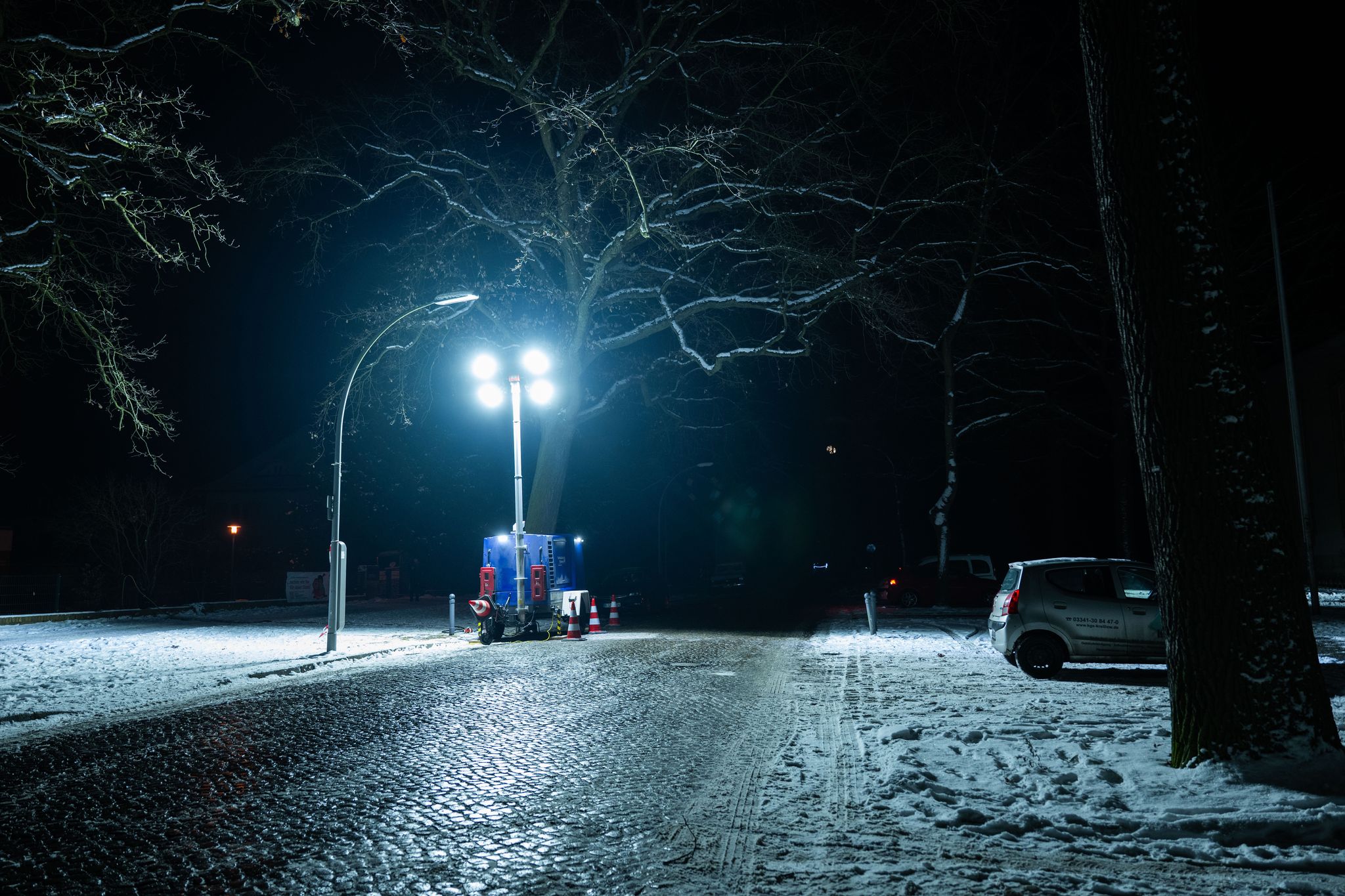 19.900 Haushalte im Berliner Südwesten weiter ohne Strom