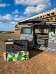 Luftmöbel für Camping-Vans sollen Gewicht und Geld sparen