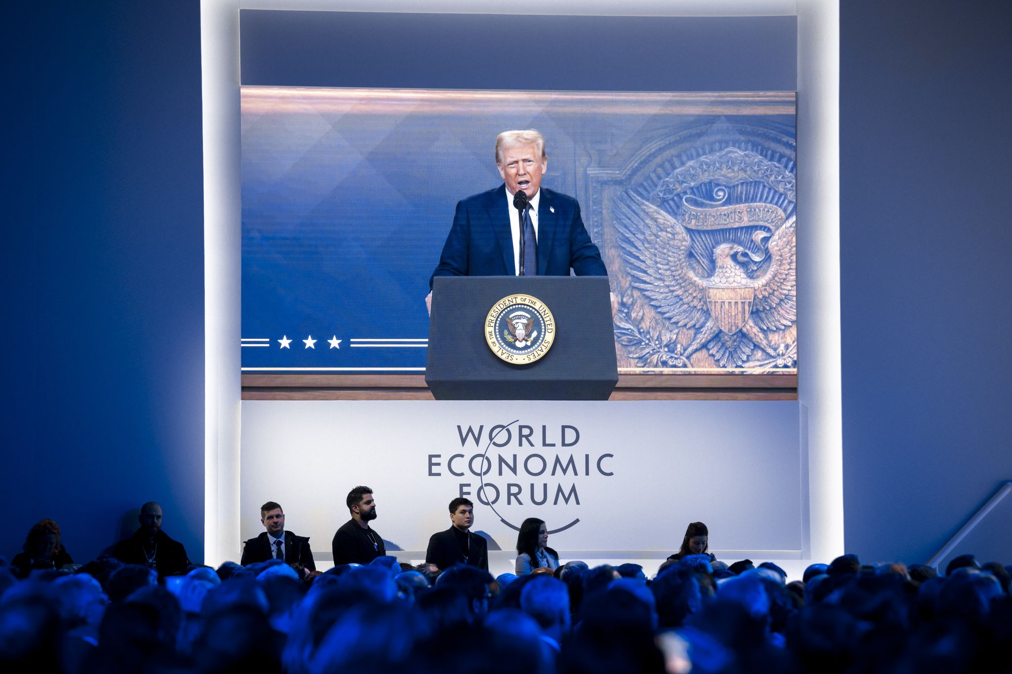 Trump spricht beim Weltwirtschaftsforum in Davos