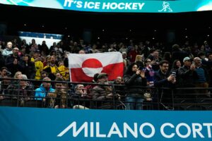 Bei USA-Spiel: Fans zeigen Grönland-Flagge auf Tribüne